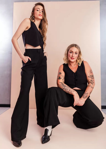 Calça Pantalona Alfaiataria [KIT PROMOÇÃO VERÃO 🔥]
