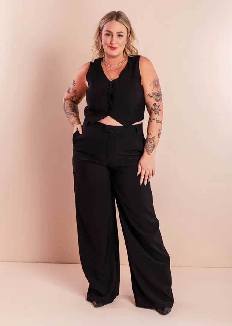 Calça Pantalona Alfaiataria [KIT PROMOÇÃO VERÃO 🔥]