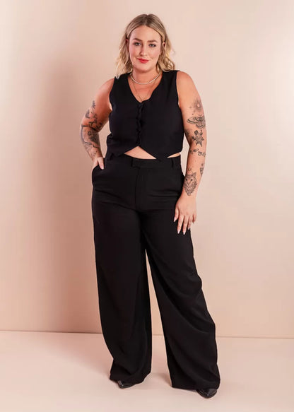 Calça Pantalona Alfaiataria [KIT PROMOÇÃO VERÃO 🔥]